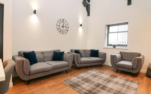 The Reception Room at The Institute Executive Apartments