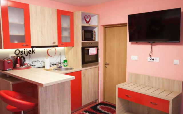 Design Apartments Red Blue