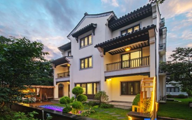 Anji Creek, Starry Sky Swimming Pool, Parent Child Vacation Villa Luxury Creek Stay – Exterior – Huzhou