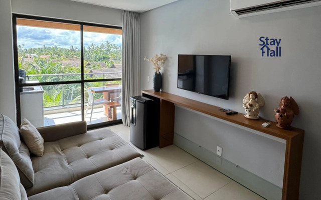 Apt 2QTS-Eco Resort-Condomínio Beira-Mar-SH036