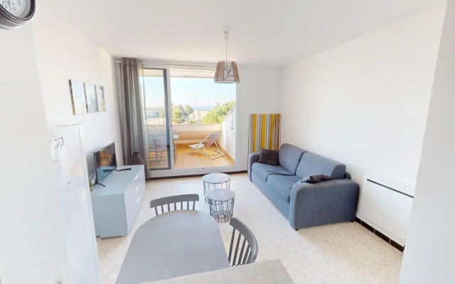 Appartement T2 vue plage Mèze proche Sète
