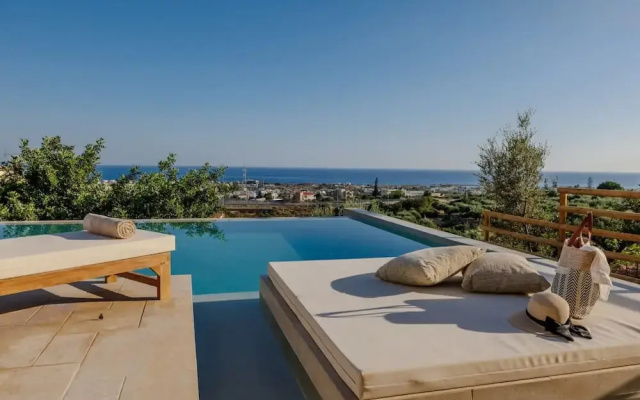 Malia Vista Villa - Private Pool Panoramic Seaview