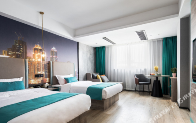 Manmei Zhihua Hotel (Changzhou North Station Jiangnan Global Harbor Branch) – Guest Rooms – Changzhou