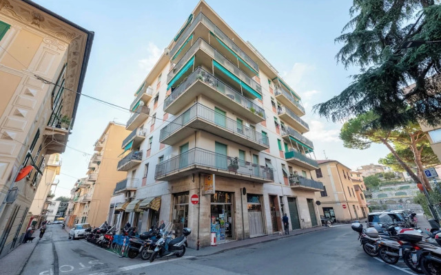 Stylish flat balcony near Rapallo Castle