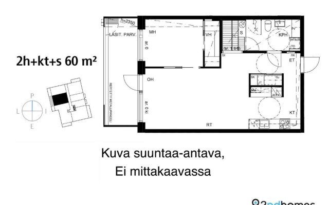 2ndhomes Tampere "Kaplan #2" Luxury Apartment - Sauna & Balcony