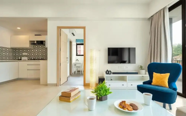 Spacious 3-br Apartment With Pool in Candolim