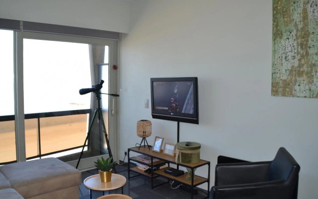 Romantic apartment in Blankenberge with sea-views