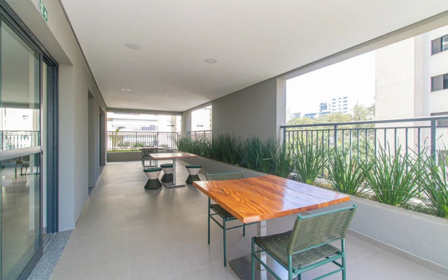 Studio com Varanda e Academia pr Ximo ao Metr