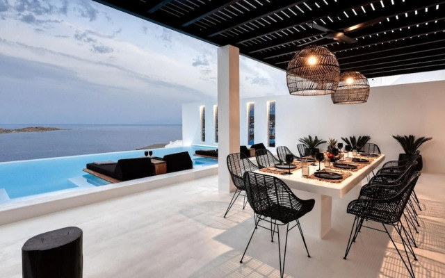 Luxury Key Mykonos 5 Bed Villa Black Royal II Psarou