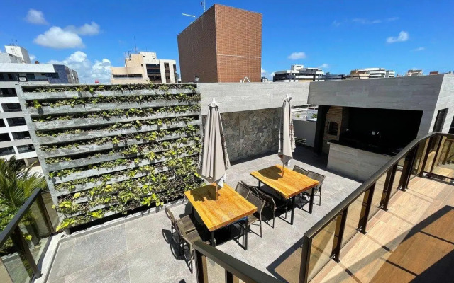 Apartamento de um quarto a beira-mar