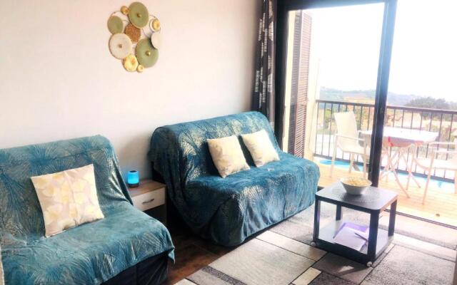 Studio Pool House Vue Mer A 180° - Sea View- Wifi
