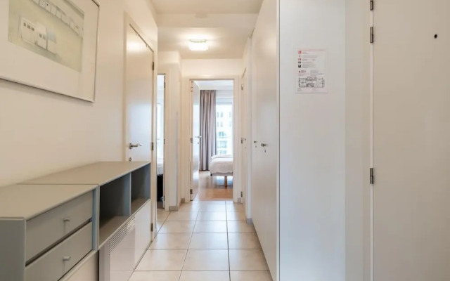Les Petrels Apartment in Koksijde With Balcony