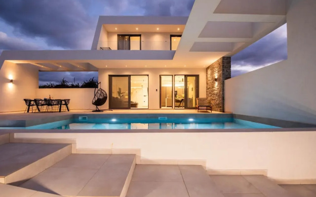 Aethra Deluxe Villa With Pool 700m From Beach