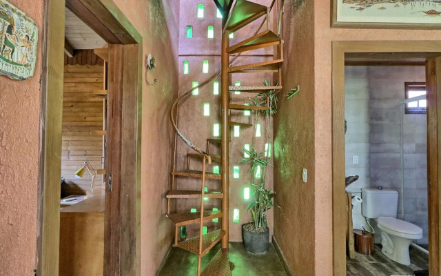 Casa ecológica quase pé na areia PalmasBNB