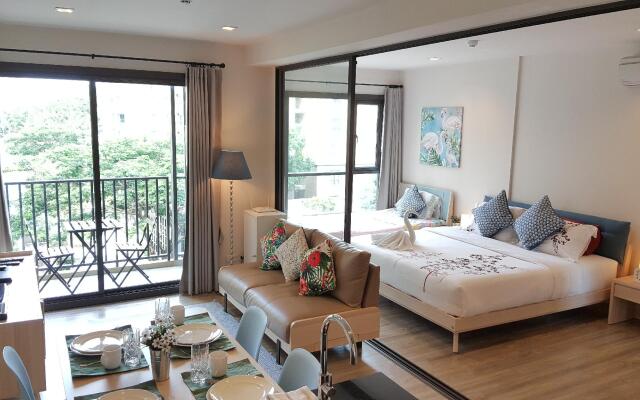 Rain Cha-am Pool view #4th floor by Obbset