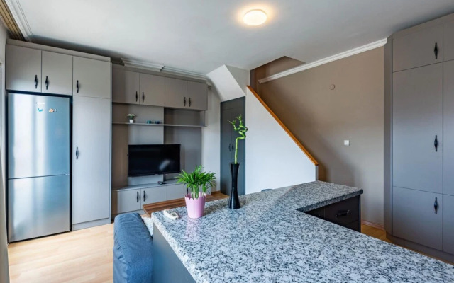 Central and Modern Flat With City View in Sisli