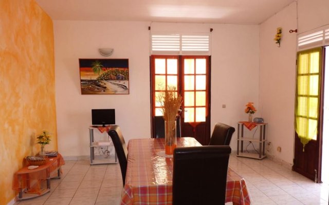 Apartment With 3 Bedrooms in Le Gosier, With Wonderful Mountain View, Furnished Terrace and Wifi - 6 km From the Beach