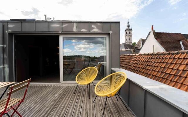 Luxury Penthouse & Terrace - Mons City Center