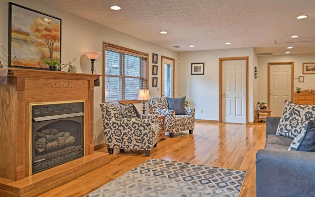 Riverfront Elkins Home w/ Fireplace & Deck!