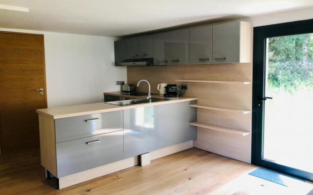 Modern house at the foot of the slopes