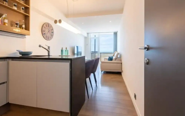 Apartment With Frontal sea View in Raversijde