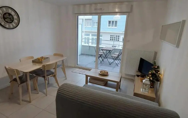 Bel appt neuf - vue mer - terrasse - parking privé