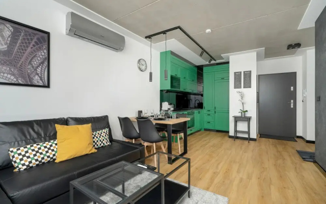 Black and Green Apartment by Renters