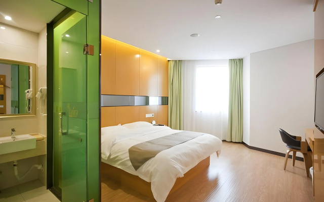 Vatica Hefei Maanshan Road Lvdiyinghai Zhugang Metro Station Hotel – Guest Rooms – Hefei