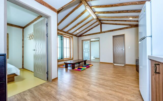 Stone Statue Village Hanok