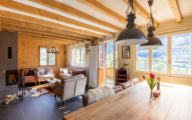 Chalet in the Mountains Near the Fiesch ski Area