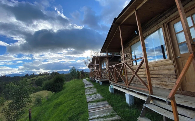 Cabañas el refugio del santo