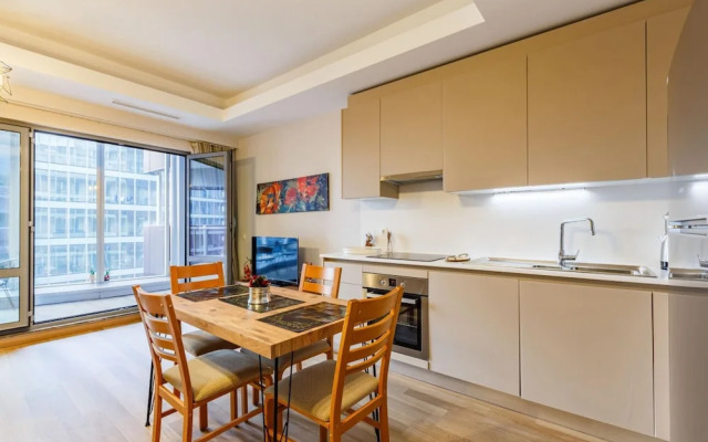 Modern Studio Flat With City View in Sariyer