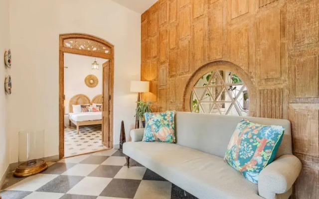 4bhk Villa in Siolim Pool Lush Forest View