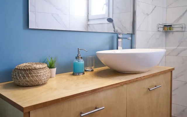 Blue Oasis In The Heart Of Koukaki