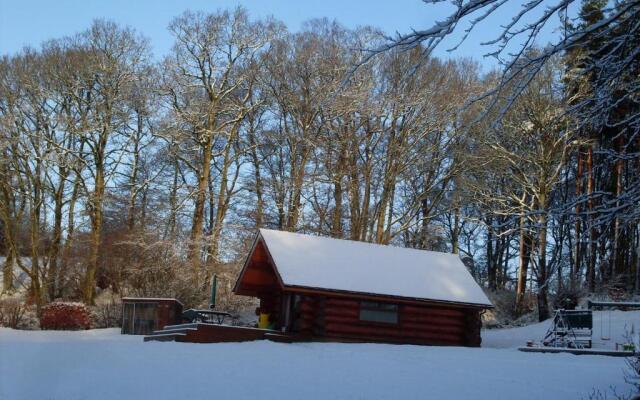 lyne view, log cabin