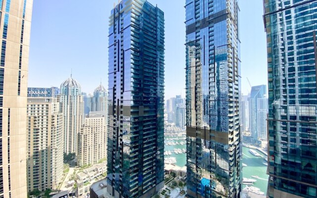 Luxury 2BR Apartment with partial Marina views