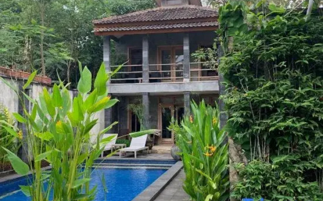 Tranquil place near Merapi Mountain