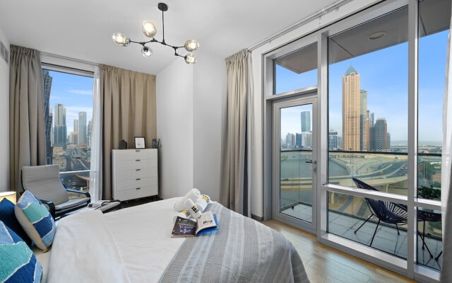 Manzil - 1 BR Apt in Noora Tower w Canal Views