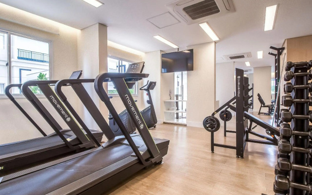 Apê iluminado e com vista alta no Brás