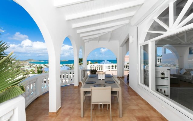 Villa With 3 Bedrooms in ST Martin, With Wonderful sea View, Private P