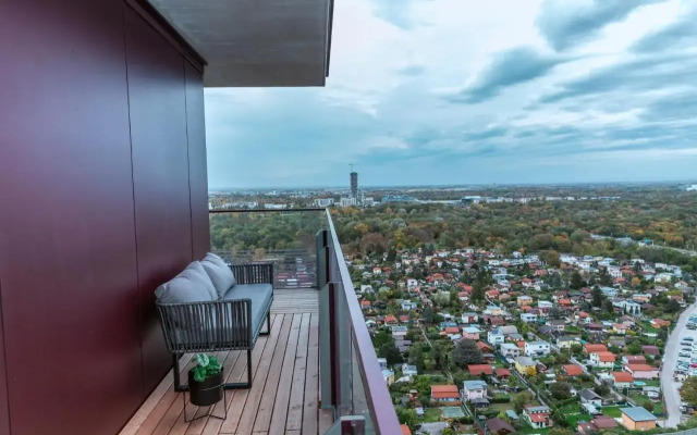 Amazing view over Vienna and infinity pool