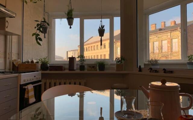 Three bedroom with two terraces for 7people+baby