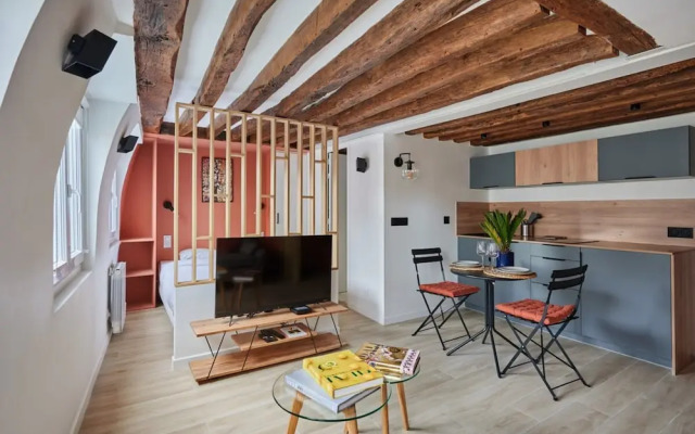 Charming Studio Center of Paris-montorgueil