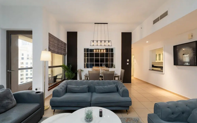 Cozy 3BR Space at JBR Beach Nearby
