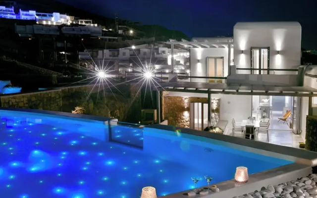 Villa Sapphire 6BR Hot Tub & Pool Ornos
