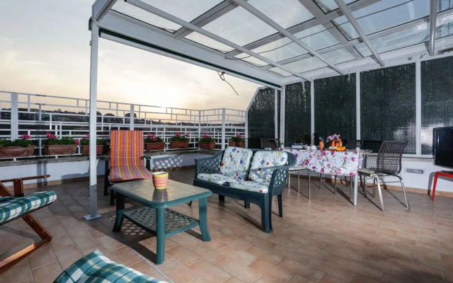 Enjoy the Sunset on Your Vatican Terrace