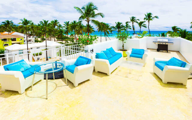 Punta Cana Beachfront Apartment With BBQ Private Terrace