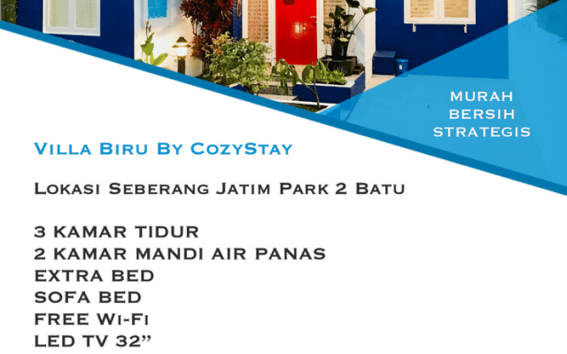 Villa Biru A by CozyStay