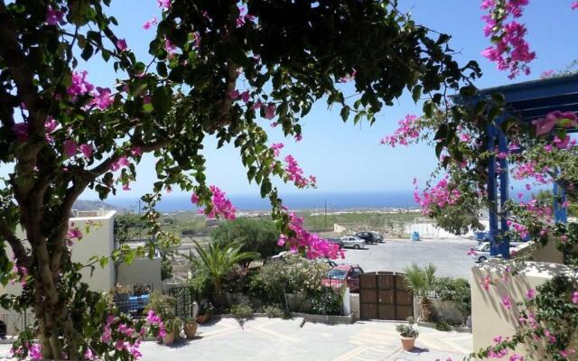Santorious Flower Covered Apartment