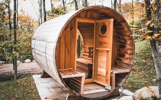 Warm Cabin in Nature With spa Sauna Citq 309153